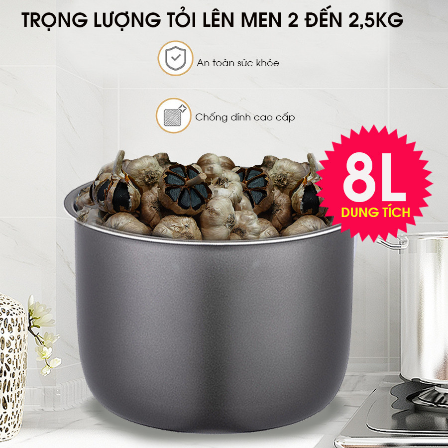 Máy làm tỏi đen FUKI FK-920 loại 8L (Vàng Gold)